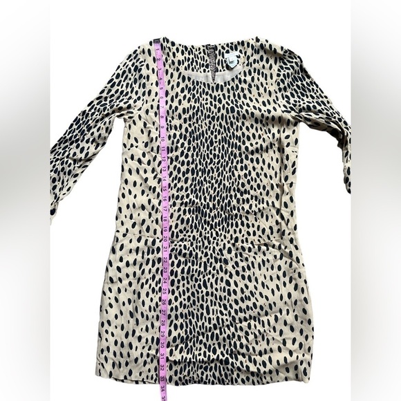 JCrew Leopard Print Long Sleeve Dress size 4. - Picture 8 of 10